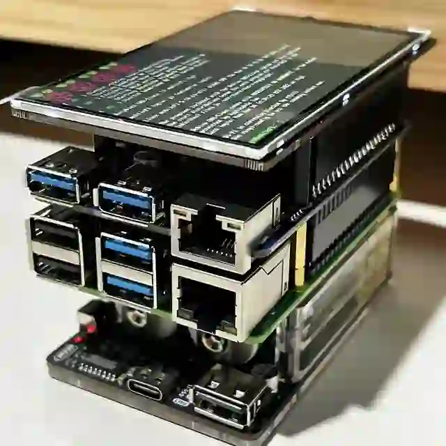 Raspberry Pi 3B 开发板正面